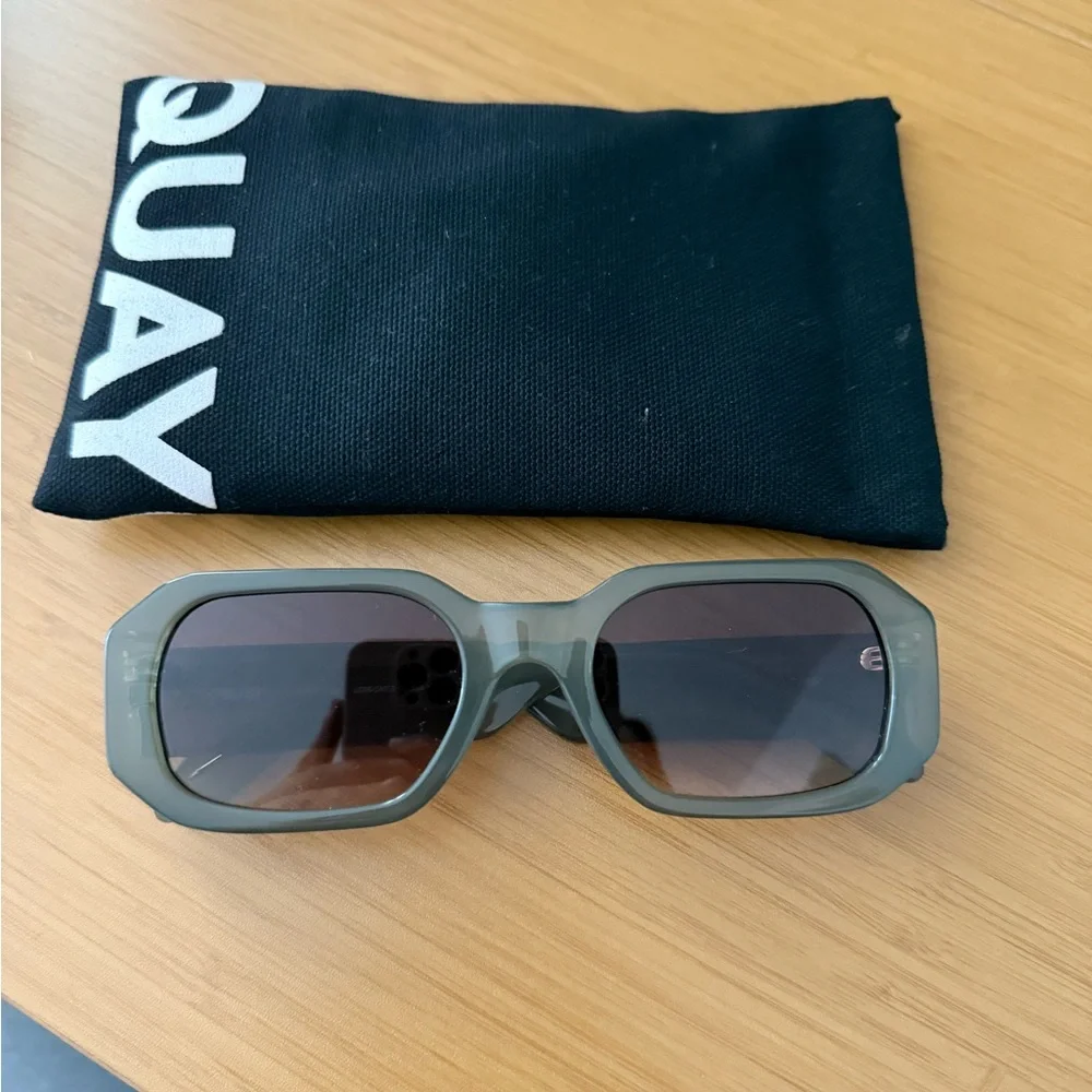 Quay Australia Green Sunglasses
